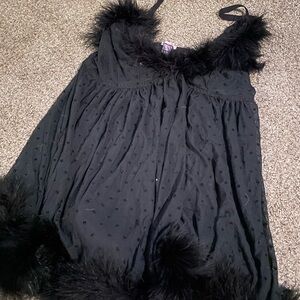 SavageXFenty Flock Dot Baby Doll